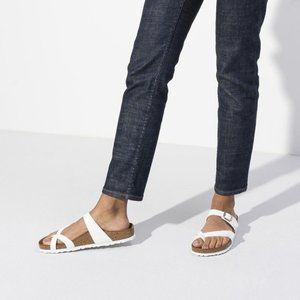Birkenstock Betula White Mayari Slide Sandals Womens 10.5